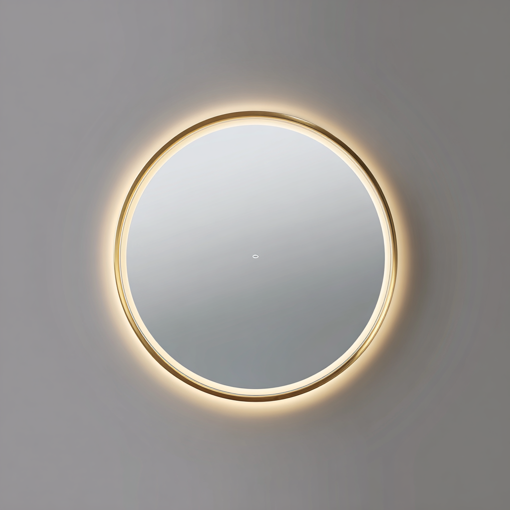 LED Mirror Wall Decor: Modern Vanity Light with Touch Control