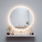 LED Mirror Wall Decor: Modern Vanity Light with Touch Control