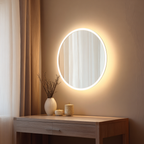 LED Mirror Wall Decor: Modern Vanity Light with Touch Control