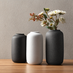 A Matte Finish Minimalist Ceramic Vase